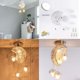 thumbnail image 5 of Lámpara de techo con forma de estrella y luna, iluminación colgante para dormitorio, sala de estar, pasillo, blanco cálido, 5 of 5