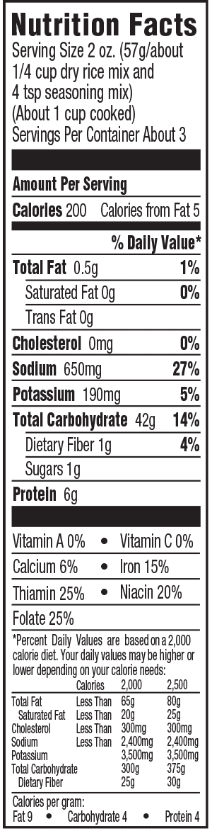 Uncle Ben's Long Grain & Wild Rice, Packaged Meals, 6.0 oz SIDE