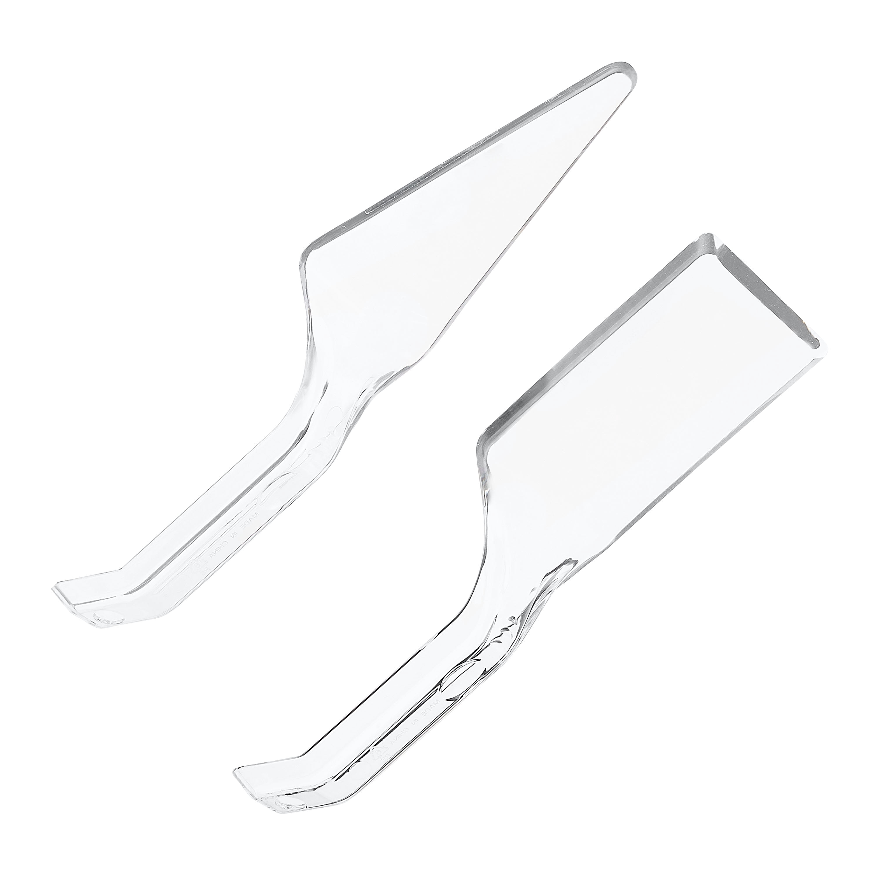 Clear Plastic Cake Spatula Set, 2 Pieces, Way To Celebrate
