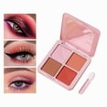 thumbnail image 1 of Baycosin Color Super Fire 4 Color Eye Shadow Plate Flash Powder Pearl Waterproof Flash Beads Small Plate Portable Sponge Eye Shadow Brush, 1 of 7