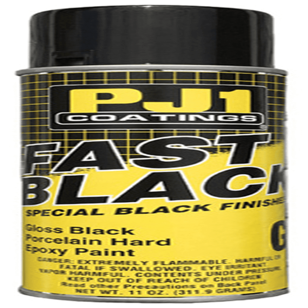 PJ1 SPRAY GLOSS BLACK EPOXY PAINT 250F, 11OZ.