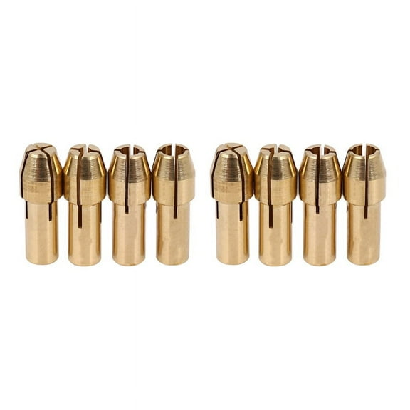 8Pcs Rotary Multi Tool Collet Nut Kit Set for 0.8/ 1.6/ 2.35/ 3.2Mm