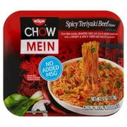 Nissin Chow Mein Spicy Teriyaki Beef Flavor Chow Mein Noodles, 4 oz