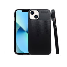 Atti Rugged Carbon iphone 13 Negro 1pz Mas Mica 9D Atti Funda de Silicon Uso Rudo