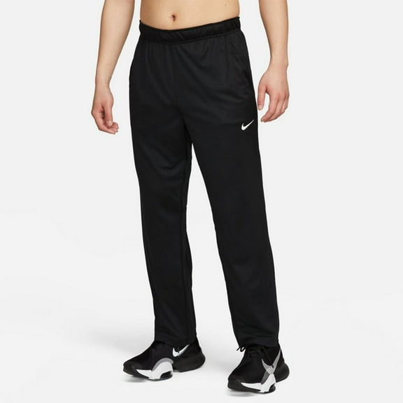 Nike Men's Totality Dri-FIT Open Hem Workout Pants Black White 2XL