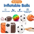 thumbnail image 2 of Set de pelotas deportivas Qirptey para niños con bolsa de fútbol, 2 of 6