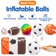 thumbnail image 2 of Set de pelotas deportivas Qirptey para niños con bolsa de fútbol, 2 of 6