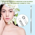thumbnail image 3 of Silver Blackhead Comedone Acne Blemish Extractor Remover Cosmetic Tool, 3 of 6