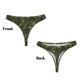 thumbnail image 3 of Balery Green Camouflage Skull Tangas de Algodón para Mujer con Estampado – Ropa Interior Sexy, Transpirable, G-string-X-Large, 3 of 6