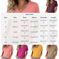 thumbnail image 3 of Hfnxid Short Sleeve Shirts for Womens Solid Color Basic Tops Summer Casual Tunic Tshirt Fashion Daily Tees Blue XXL, 3 of 6