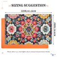 thumbnail image 6 of Yayeee Doormat for Indoor Entrance 32" x 20" Non Slippery Floor Rug, Colorful Floral Pattern, 6 of 8