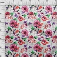 thumbnail image 3 of oneOone Cotton Poplin Twill Pink Fabric Florals Craft Projects Decor Fabric Printed By The Yard 56 Inch Wide-BC, 3 of 4