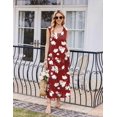 thumbnail image 6 of Ekouaer Nightgowns for Women Sleeveless Sleepshirt Long Print House Dress Tank Nightshirt Maxi Casual Dress with Pockets, 6 of 6
