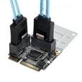 thumbnail image 4 of Chenyang CY Mini PCI-E PCI Express to SATA 3.0 Dual Ports Adapter Converter Hard Drive Extension Card Card, 4 of 7