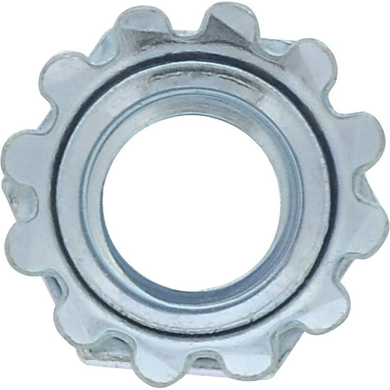 Hillman 1/4 in. Zinc-Plated Steel SAE Keps Lock Nut 100 pk Hillman 1/4 in. Zinc-Plated Steel SAE Keps Lock Nut 100 pk