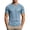 Light Blue, variant on Mens Quick Dry T-Shirt Mesh Panel Athletic Short Sleeve Gym Workout Shirt Summer Breathable Running Tee for Sports and Casual Wear