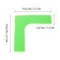 thumbnail image 2 of TEHAUX 4 Pcs Marqueur de Ligne de Coin Carré Antidérapant pour Tennis Basketball Baseball, 2 of 4