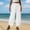 White, variant on Oplxuo Womens Baggy Wide Leg Pants Summer High Waisted Palazzo Pants Beach Vacation 2026 Casual Trousers with Pockets