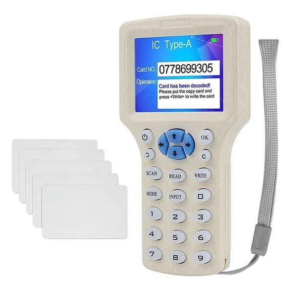 RFID NFC Smart Card Reader 5XUID Card RFID Duplicator 125K 13.56MHz IC/ID Key Writer RFID Programmer Key Replicator