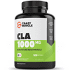 CLA Supplements - Appetite Suppressant for Weight Loss by Crazy Muscle: 120 Non-GMO 1000 mg Softgels
