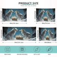 thumbnail image 3 of Coolnut Wolves in Winter Snow Plush Pillow Case, Zippered Bed Pillow Pillowcases, Super Soft and Cozy Pillowcase Covers for Sleep Decor Giftsation - Queen Size 20x30in, 3 of 7