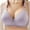 Purple, variant on Up to 50% off Women Bras, Xunlbb Plus Size Women's Large Soft Thin Cup Collection Accessory Breast Bra(Beige,L)
