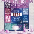 thumbnail image 5 of 1974 Birthday Gifts for Women, 50th Birthday Gifts for Her, Gifts for 50th Birthday Woman, Best 50th Birthday Gift for Women Turning 50 Year Old, Birthday Gifts for 50 Year Old Women, 5 of 6