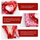 thumbnail image 3 of KAKOWELY 5 globos unidos de confesión, globos de amor de San Valentín, decoración de diseño de boda, 3 of 4