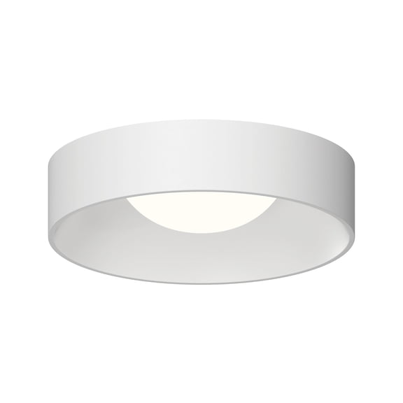 Sonneman 3738.03-35 Ilios 22" Wide Led Flush Mount Drum Ceiling Fixture - White