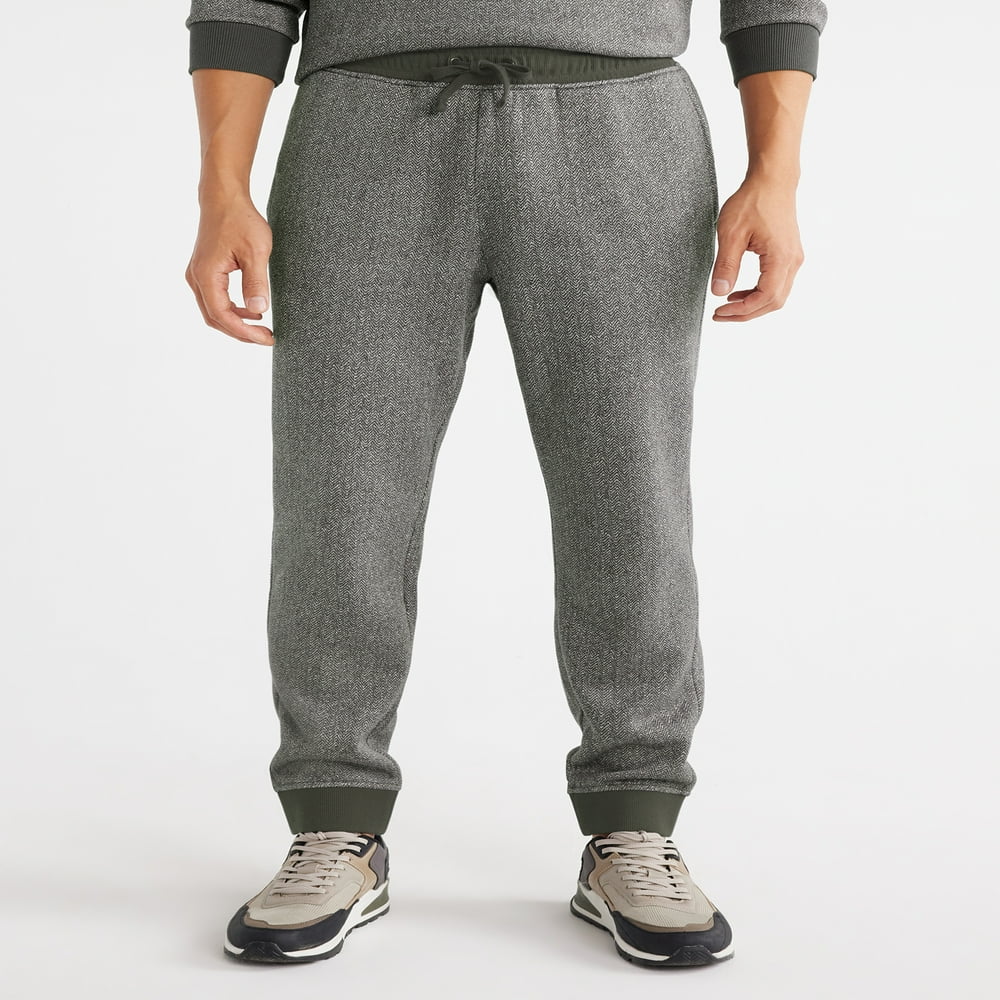 CHOK Men‘s Fleece Herringbone Sweatpants  30-1/2” Inseam  Sizes XS-3XL