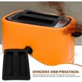 thumbnail image 3 of HUGFEGWE Silicone Toaster Dust Cover 2 Slice Toaster Lid Electric Bread Maker Upper Cover Toaster Machine Top Cover for Bread Machine Part Accessories （Black） CJB91-96284, 3 of 9