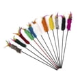 thumbnail image 2 of Cat Teaser Plastic Cat Play Toy Cat Stick Toy Interactive Toy for Cat Exercise, 2 of 10