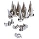 thumbnail image 1 of 10x Tornillo De Metal Parte Posterior Para Nails DIY Leather-craft Cone Stud Rivets, 1 of 9
