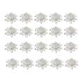 thumbnail image 1 of 20Pcs Beads for Jewelry Making Lotus Flower Caps Hollow Silver Copper Metal DIY Enthusiasts, 1 of 8