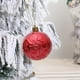 thumbnail image 4 of Juego de 6 Adornos Navideños: Bolas Pequeñas de 6 Cm con Diseño de Casita, Chapadas En Oro, de Plástico Irrompible, Ideales para Colgar En El Árbol o Decorar Cualquier Espacio., 4 of 6
