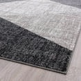 thumbnail image 4 of Luxe Weavers Modern Geometric Gray 8x10 Area Rug, Stain-Resistant Carpet, 4 of 8