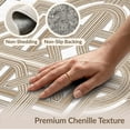 thumbnail image 6 of ODIKA Key Meander Border Interlocking Maze Trellis Greek Geometric Refined Structured Easy Care Kids Safe for Small Living Room, Playroom, Bedroom, 6 of 7