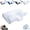 white, variant on Doreve Cloudfaser Pillow, Memory Foam Cervical Pillow, Ergonomic Orthopedic Contour, for Side, Back and Stomach Sleepers (Black)