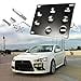 thumbnail image 3 of 1 Set Front Tow Hook License Plate Bumper Mounting Bracket Fit Mitsubishi Lancer Evolution Evo X [Black], 3 of 4
