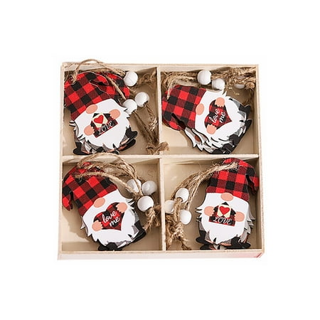 

Wooden Box Pendant Christmas Ornaments Christmas Tree Accessories Hanging Ornaments Hangs