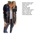 thumbnail image 7 of Autumn Spring Coat Flap Pocket Turn-down Collar Long Sleeves Single-breasted Vintage Daily Wear Outdoor Outerwear Casual Jacket, 7 of 7