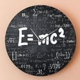 thumbnail image 4 of Reloj de pared con fórmula matemática de la relatividad, regalo para profesores de física y científicos, decoración para aulas escolares, 4 of 5