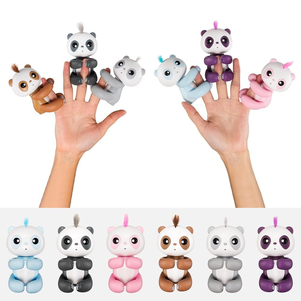 6 Color Finger Funny Panda Interactive Baby Panda Smart Toy Colorful Fingers!!! 
