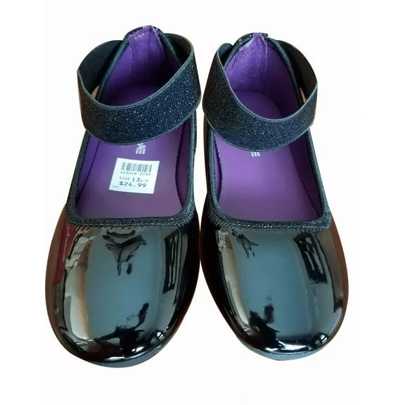 American Eagle Kids Black Patent Ballet Shoes Size - 6