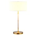 thumbnail image 2 of Henn & Hart TL0533 Simone Matte White & Brass 2-Bulb Table Lamp, 2 of 8
