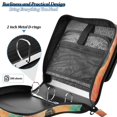 thumbnail image 4 of FORMRS Zipper Binder with Shoulder Strap 2-inch Ring 500 Sheet Capacity File Bag, Astronaut in Rain, 4 of 5