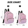 thumbnail image 3 of JIALIOU Mini Backpack Purse for Women Quilted Casual Daypack Small Travel Shoulder Bag, Glittering Purple Pink, 3 of 7