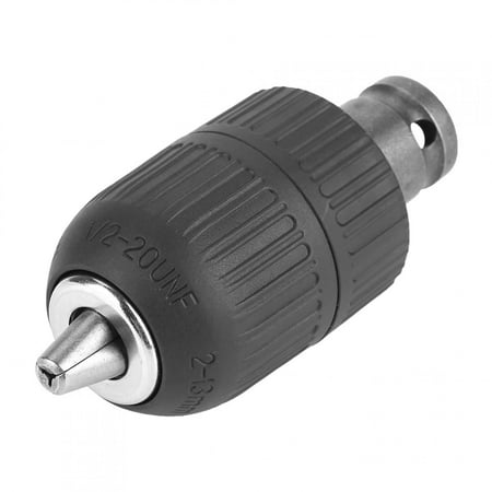 

Drill Chuck 1/2” Chuck Adaptor Plastic Drill Service Life Keyless Drill Chuck For Wrench Conversion