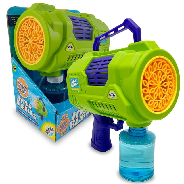 Pistola de burbujas Scooba Duck Hyper Bubbles recargable por USB