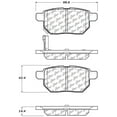 thumbnail image 2 of Centric Parts 106.13540 Rear Brake Pad, 2 of 4